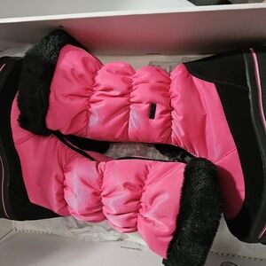 Pajar Pink and Black Boots